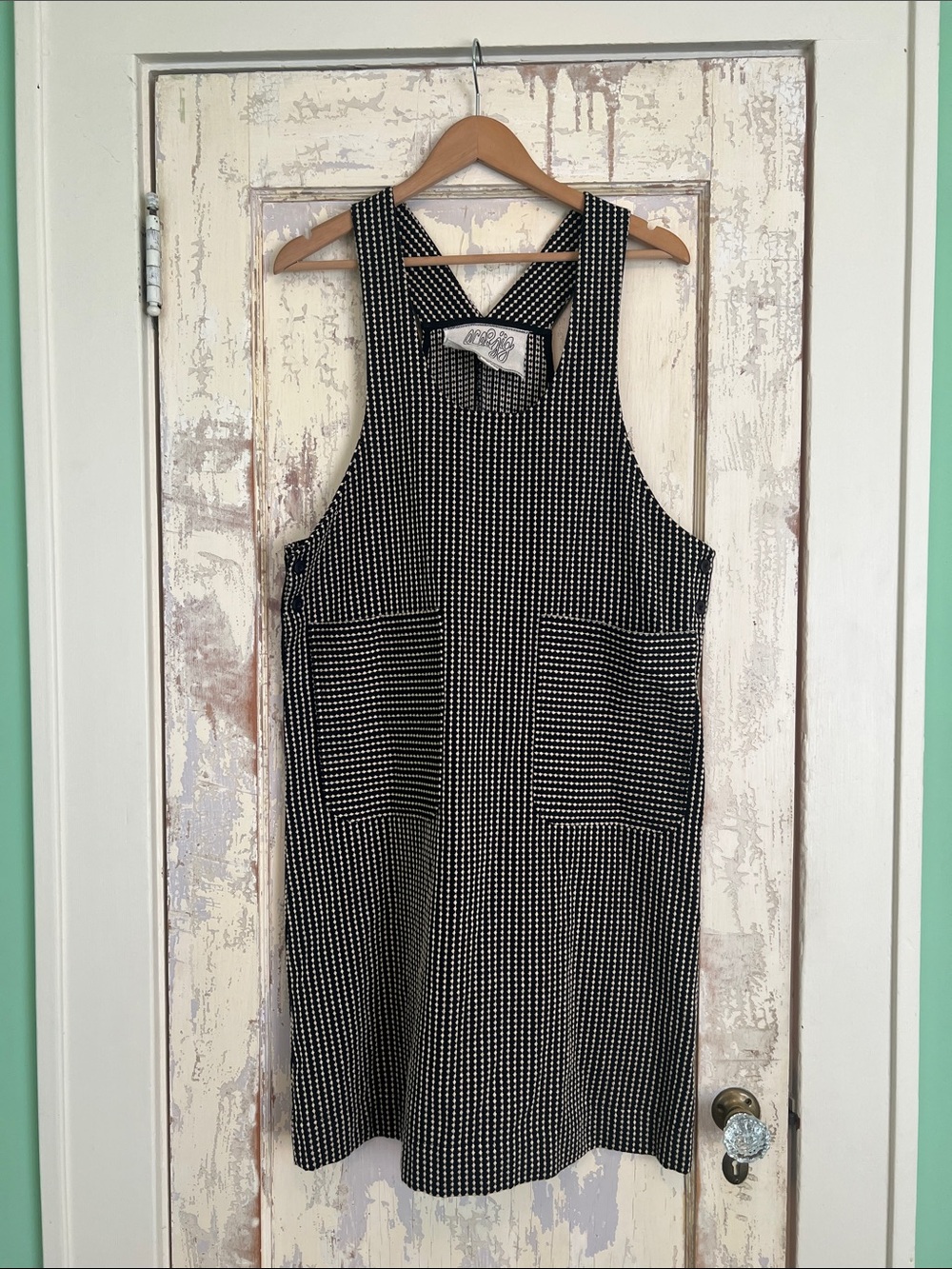 NWOT Ace & Jig Thelma dress black and white woven Textile